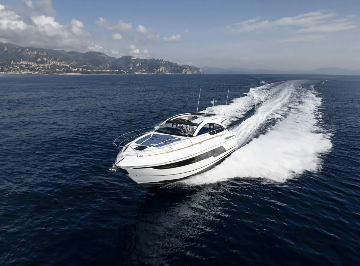 Fairline Targa 47 GT at the Fort Lauderdale International Boat Show