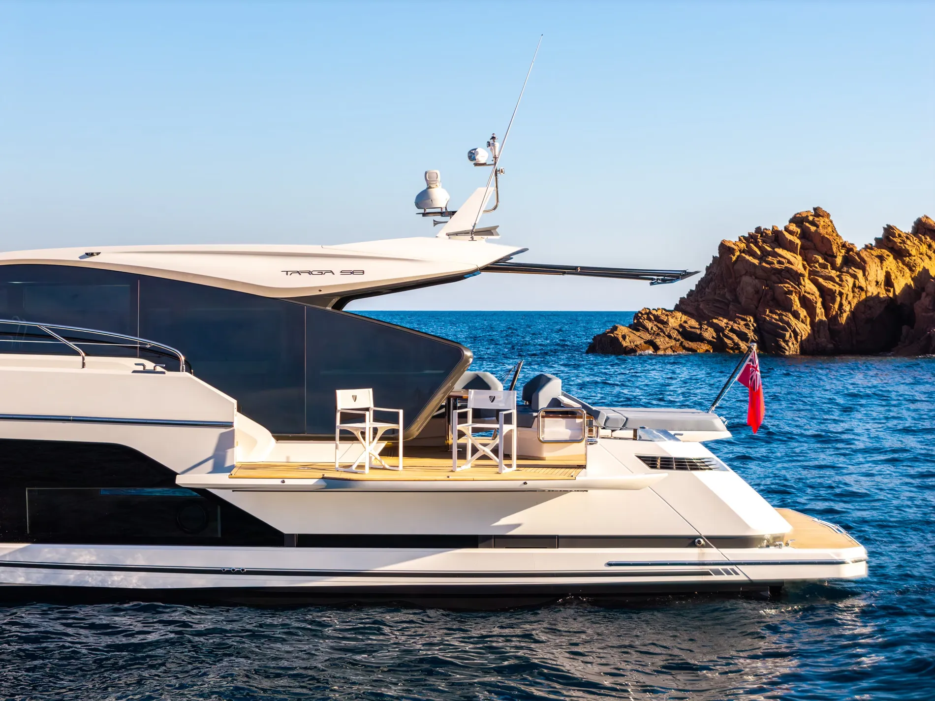 Fairline 58 GTO cruising ahead of the Fort Lauderdale International Boat Show