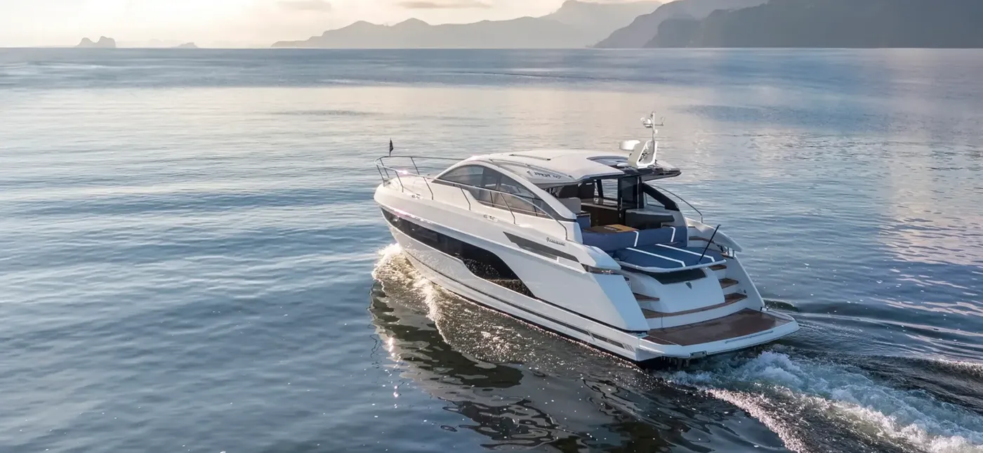 Fairline Yacht at Palm Beach International Boat Show
