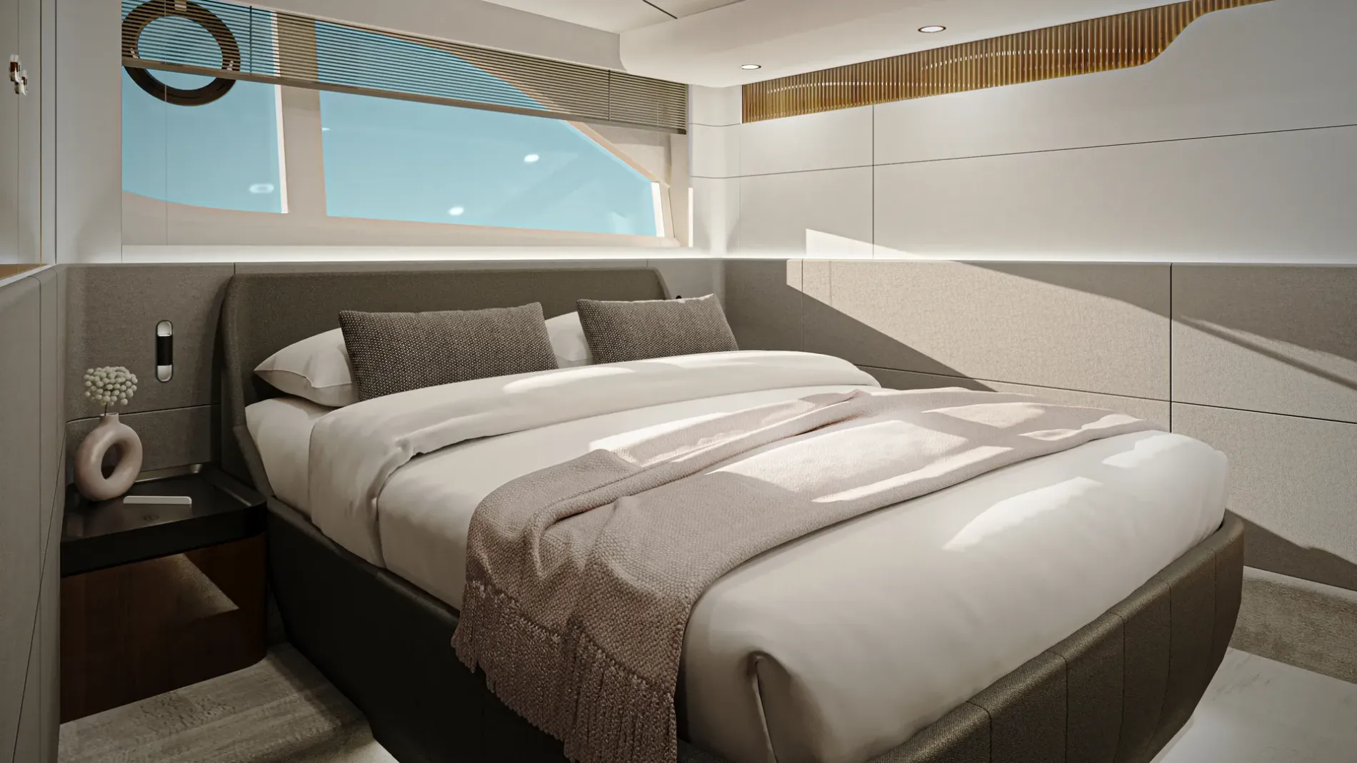 Fairline Yacht at Palm Beach International Boat Show