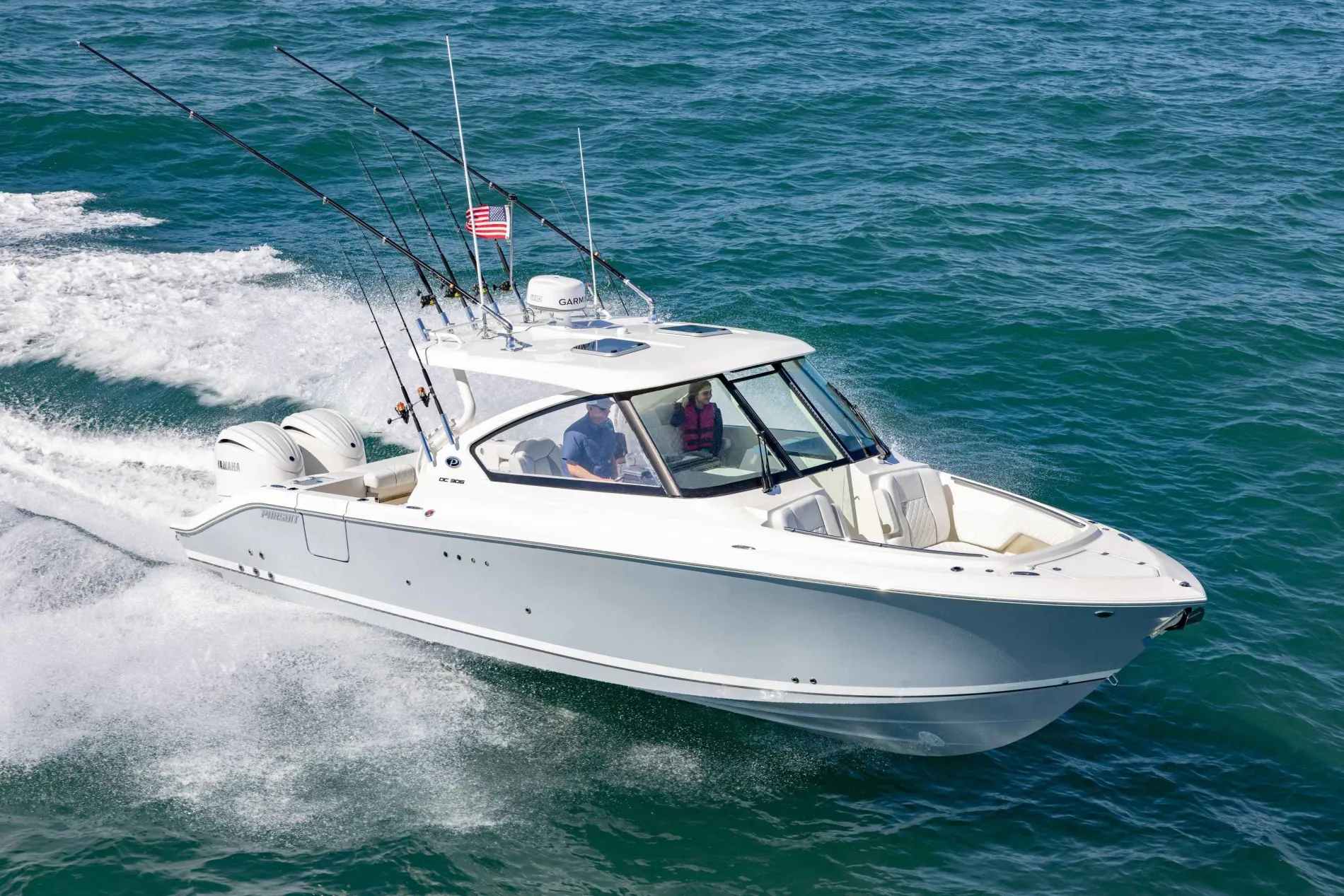 Grady White boats displayed at demo day event