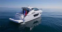 Cruisers yacht on water