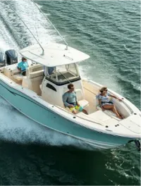 Grady White boat on water