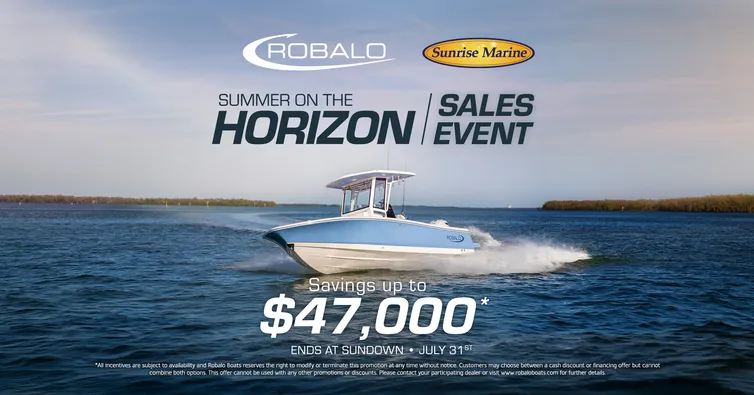 Robalo Summer on the Horizon Sales Event