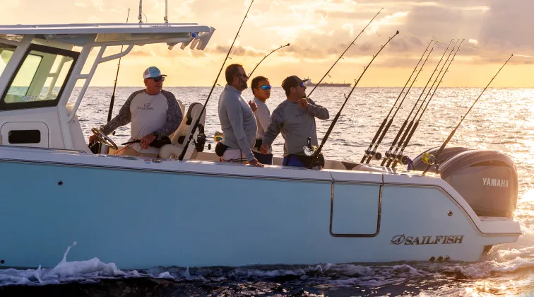 Sailfish center console boat