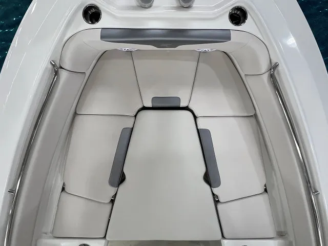 Optional Bow Filler Cushion, Looking Straight Down