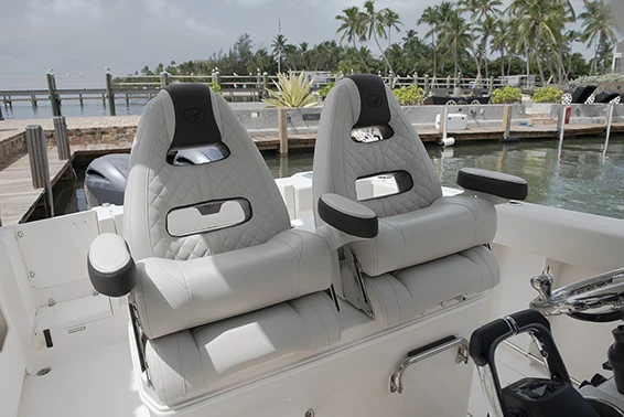 With 12 different helm seating options - find the seating that best suits you.