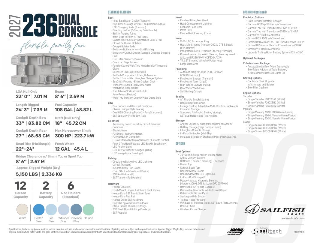 Spec Sheet