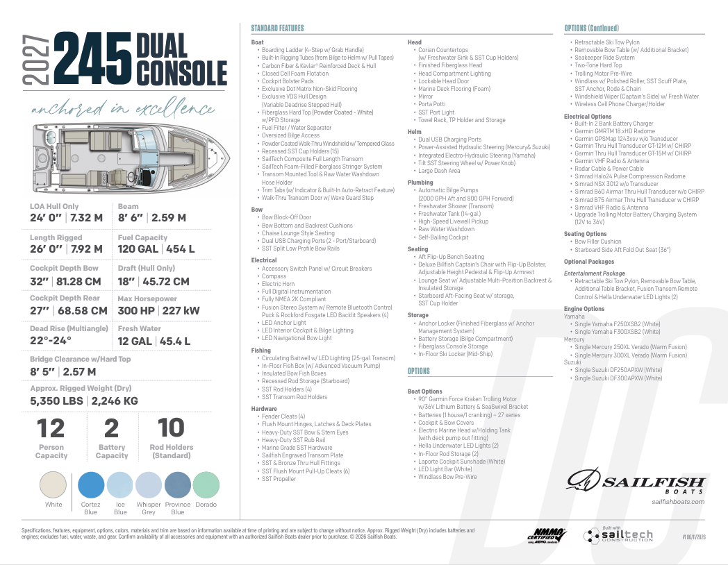 Spec Sheet