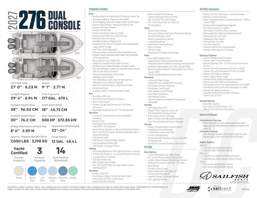 Spec Sheet