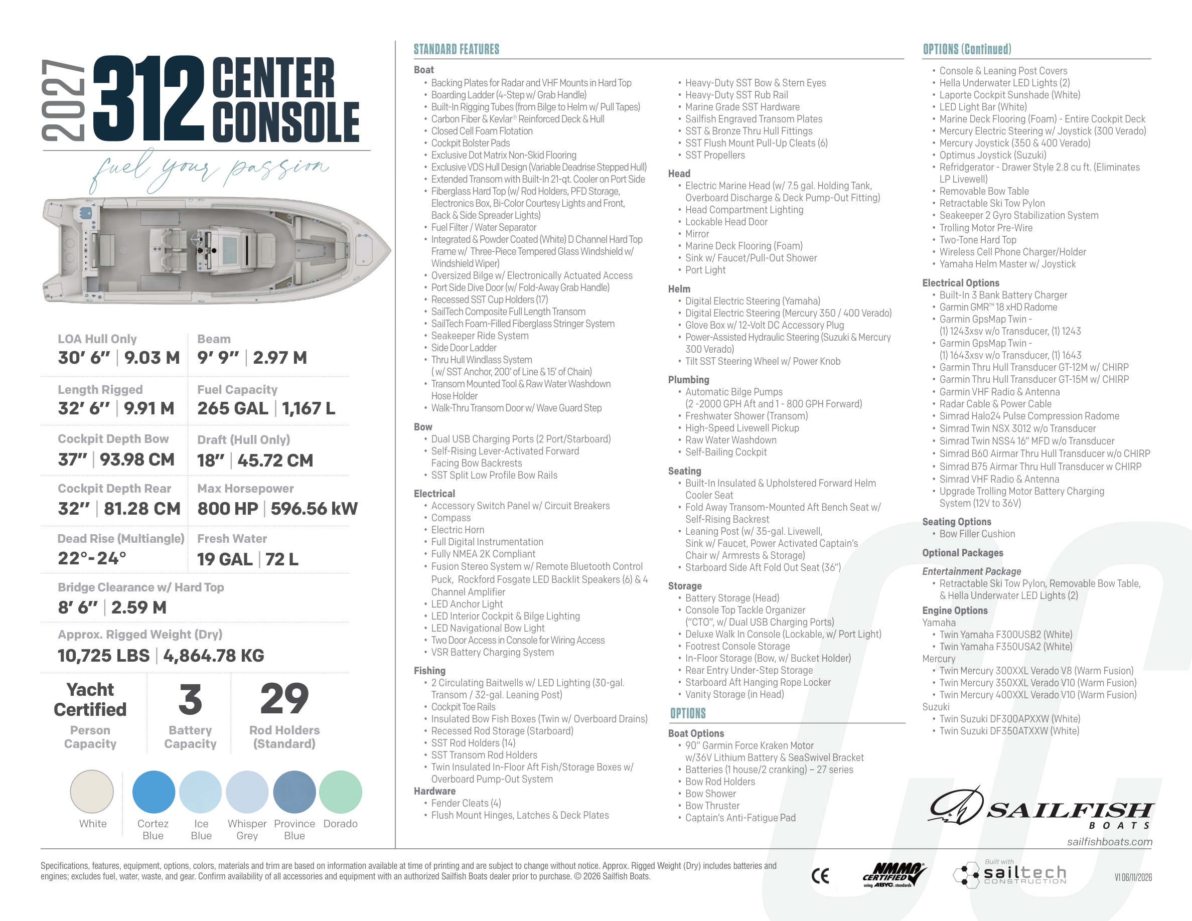Spec Sheet