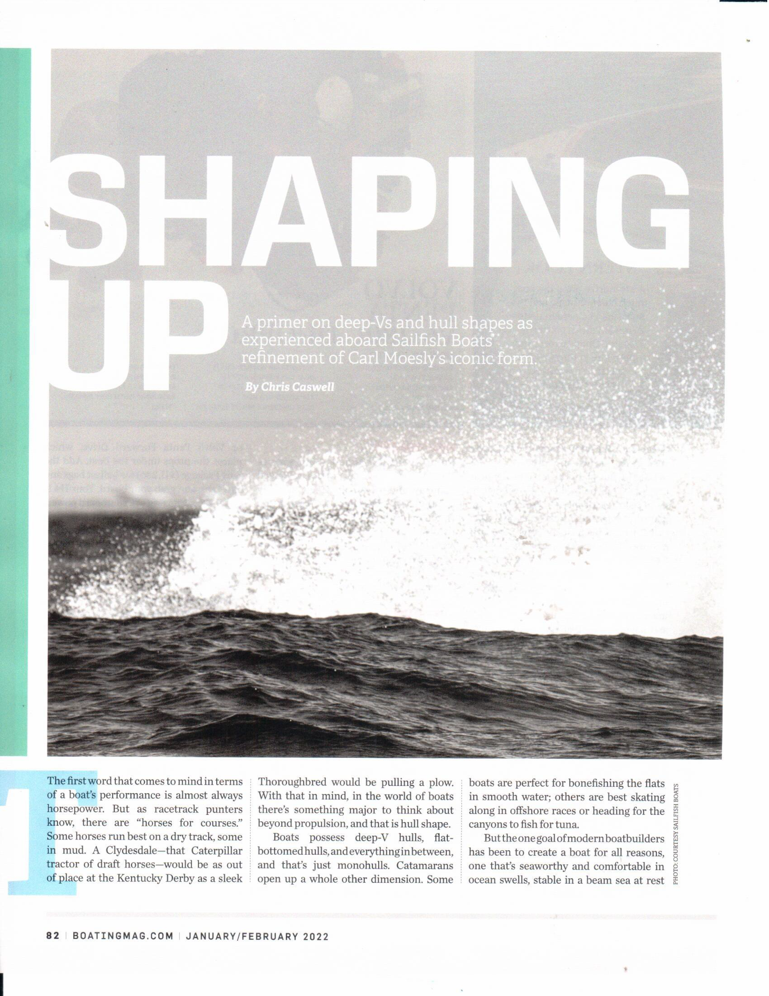 Boating Magazine: Shaping Up January 2022