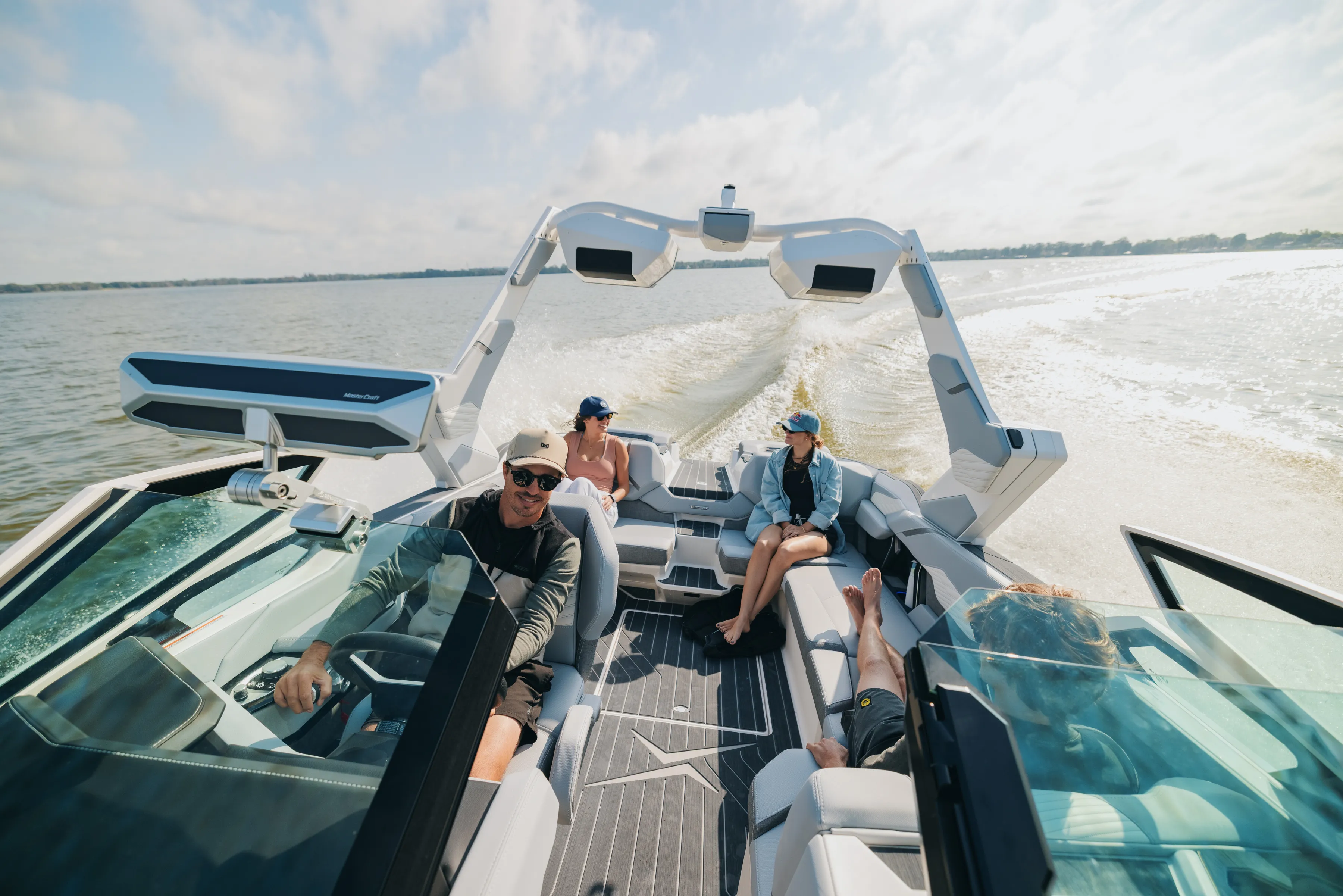Test drive a boat